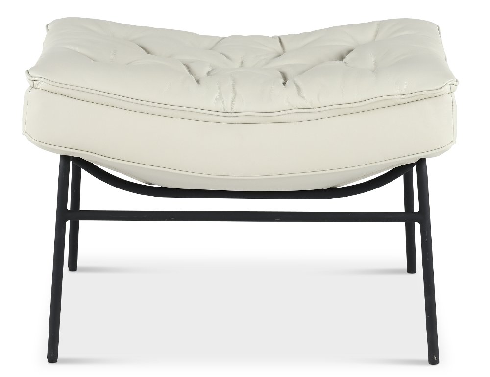 Zen Ice White Ottoman