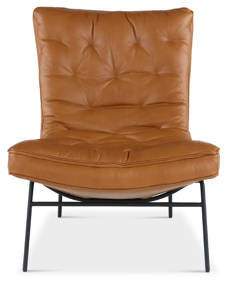 Zen Caramel Brown Accent Chair