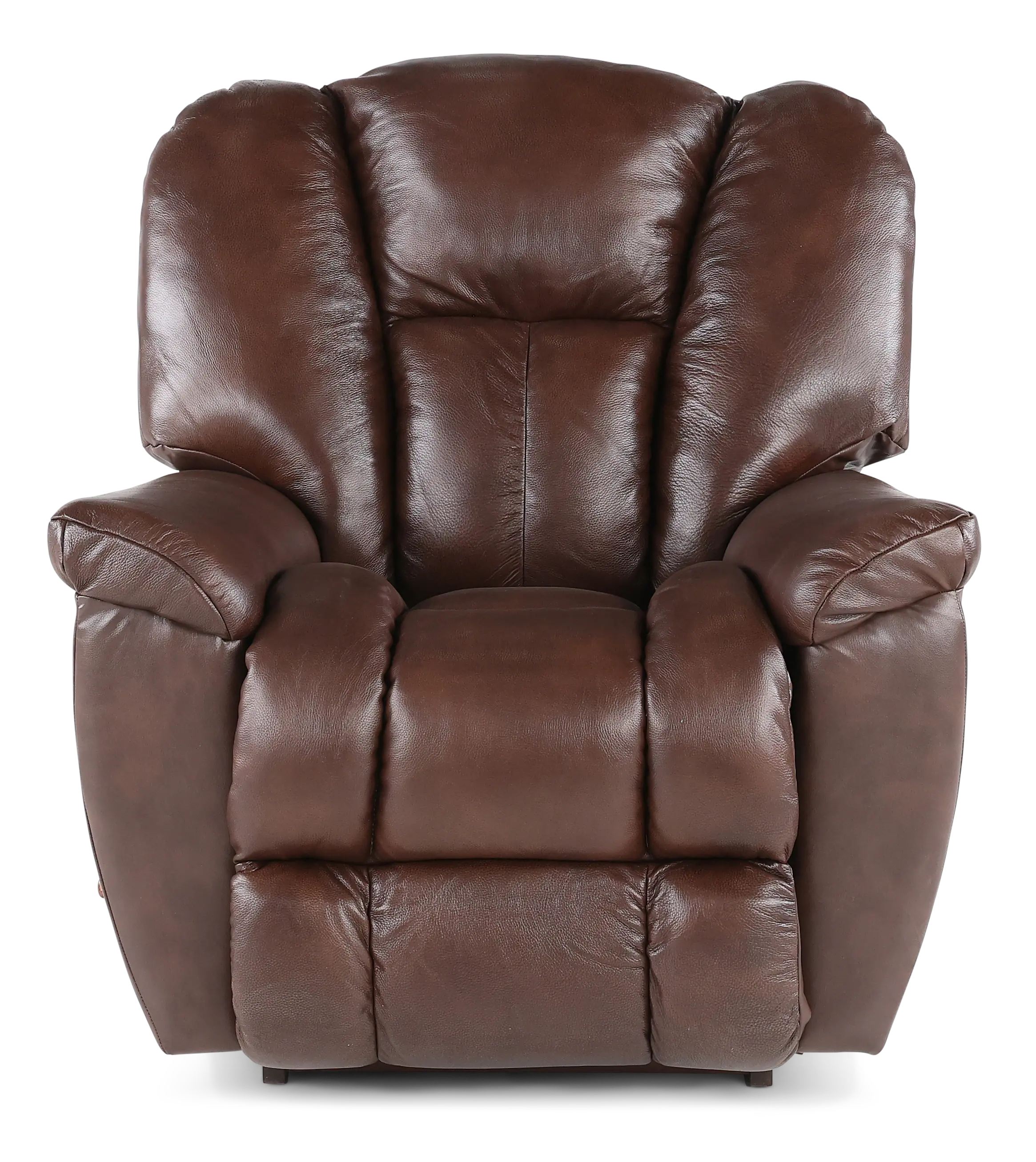 010-582/LB159277 Maverick Walnut Brown Leather Rocker Recliner-4