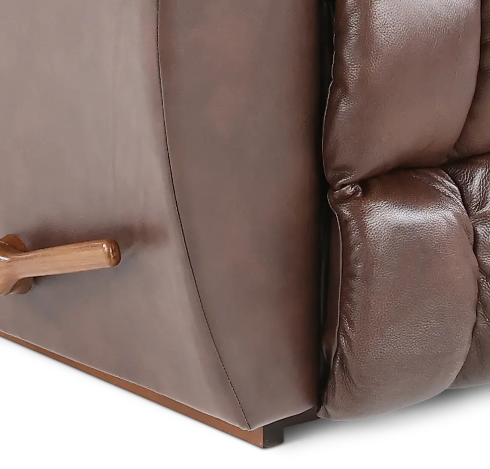 010-582/LB159277 Maverick Walnut Brown Leather Rocker Recliner-7
