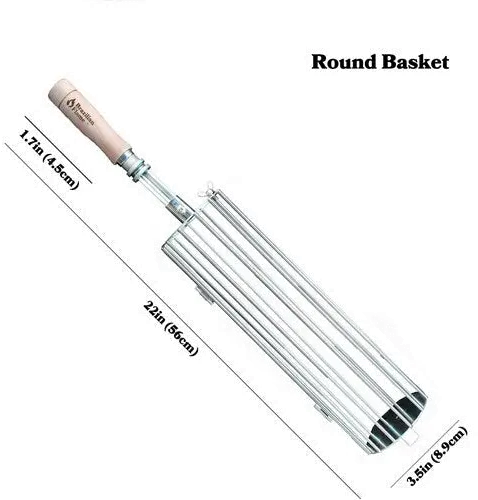 Brazilian Flame Round Basket Skewer-3