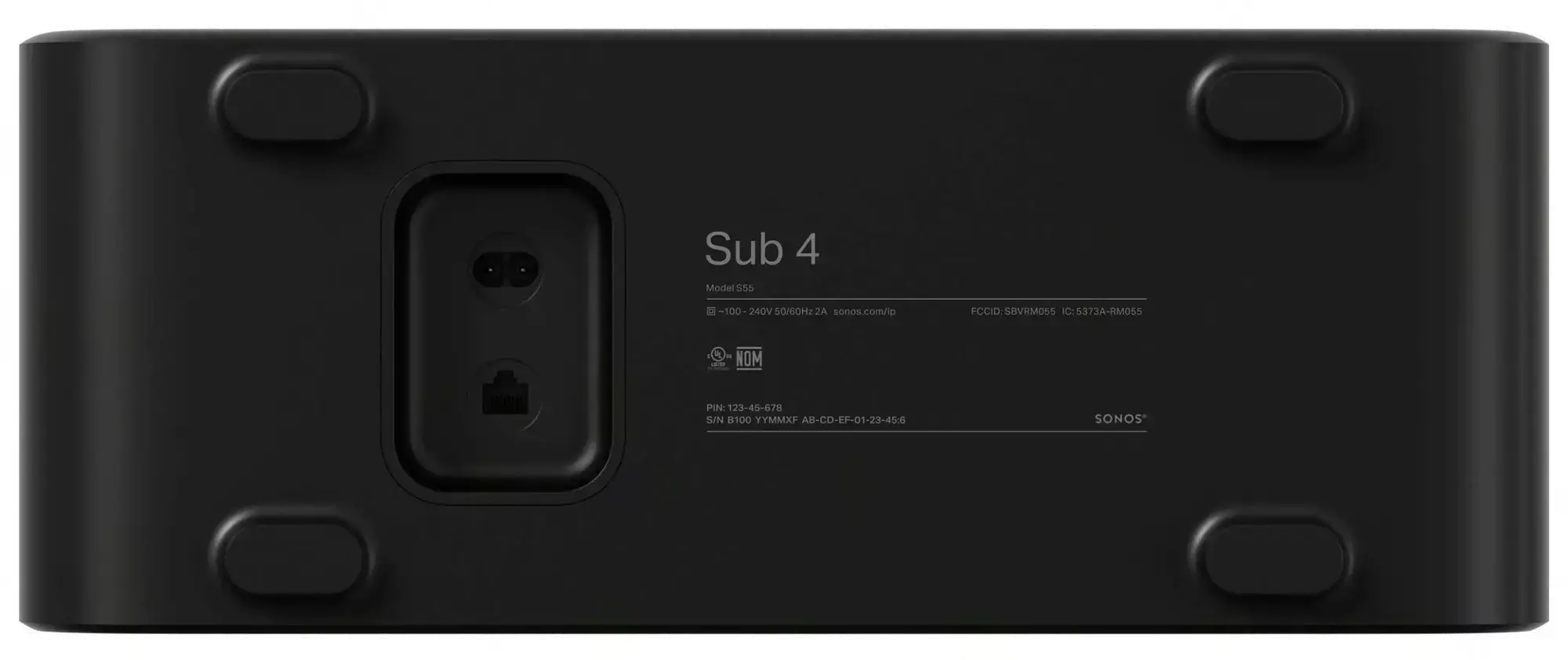 SUBG4US1BLK Sonos Sub (Gen 4) - Black-6
