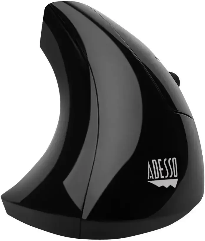 IMOUSE E10 Adesso E10 iMouse Wireless Optical Ergonomic Mouse - Black-1