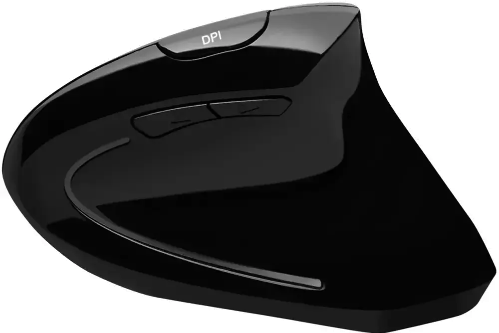 IMOUSE E10 Adesso E10 iMouse Wireless Optical Ergonomic Mouse - Black-6