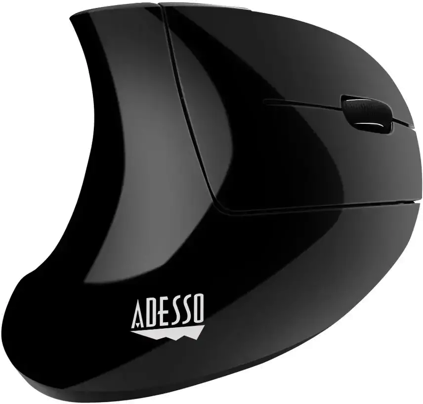 IMOUSE E10 Adesso E10 iMouse Wireless Optical Ergonomic Mouse - Black-2