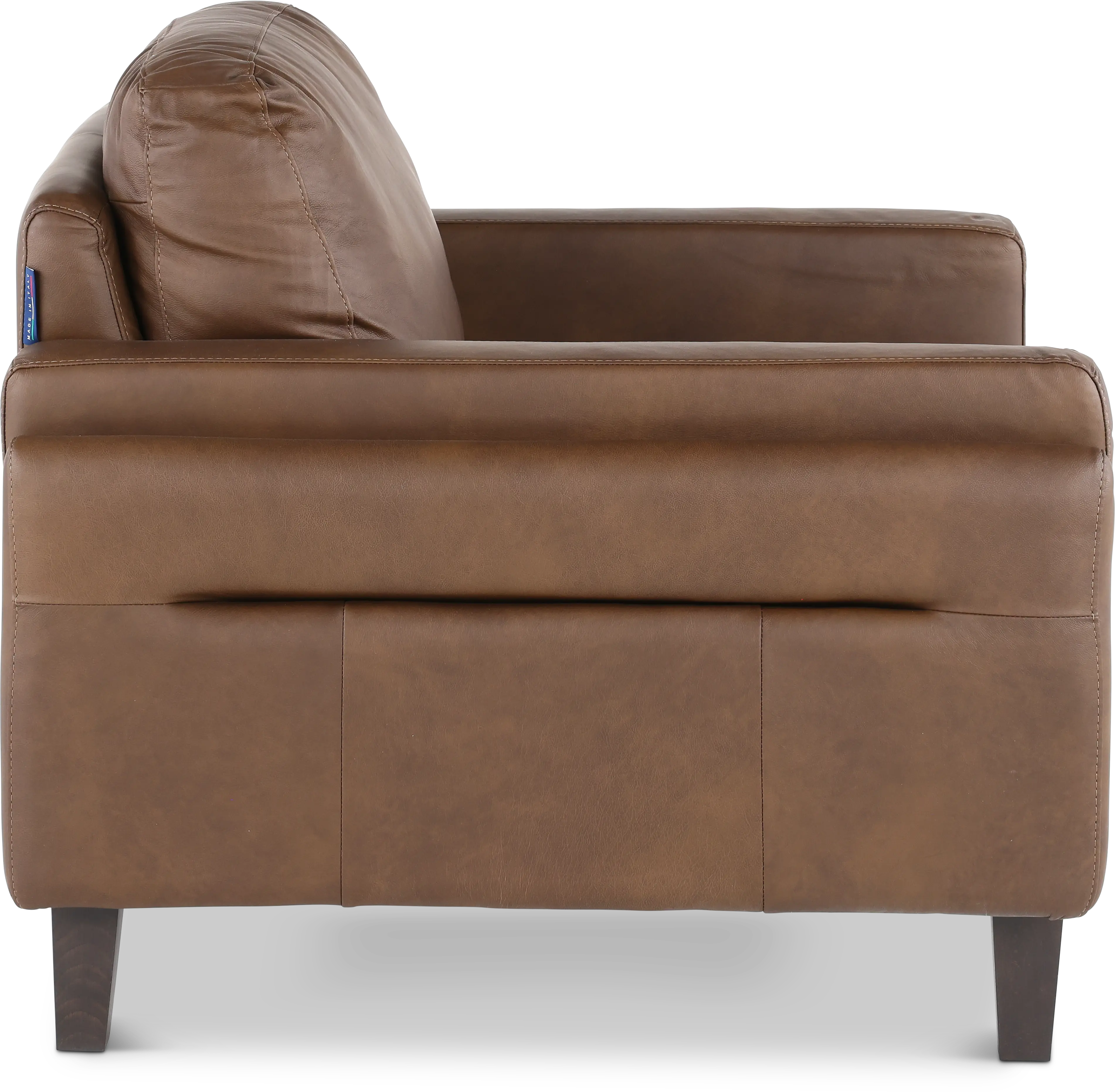 Guernsey Brown Leather Chair-6
