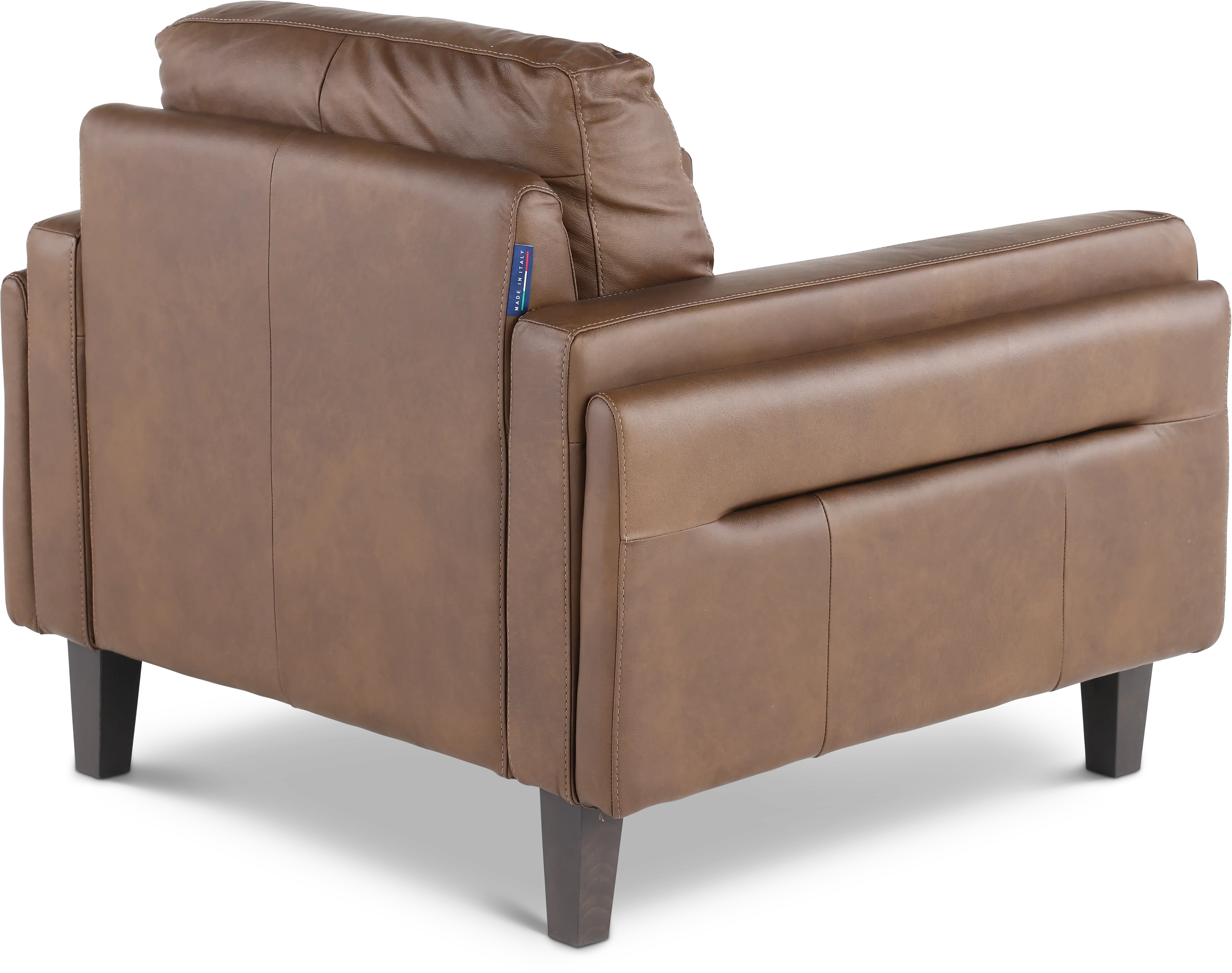 Guernsey Brown Leather Chair-7