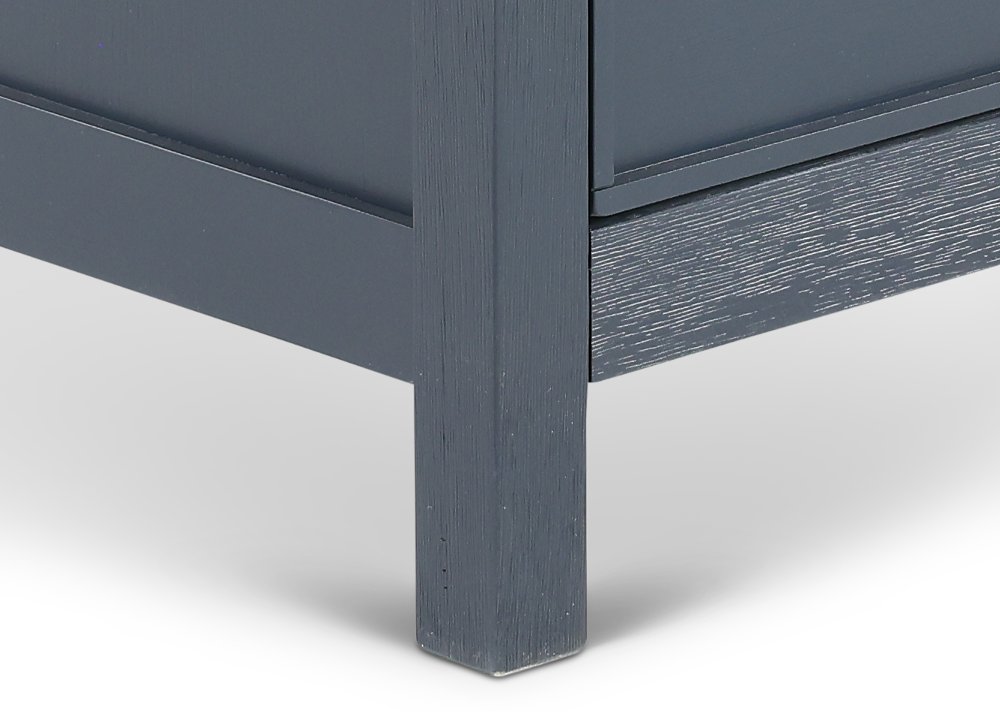 Parker Blue and Brown Nightstand