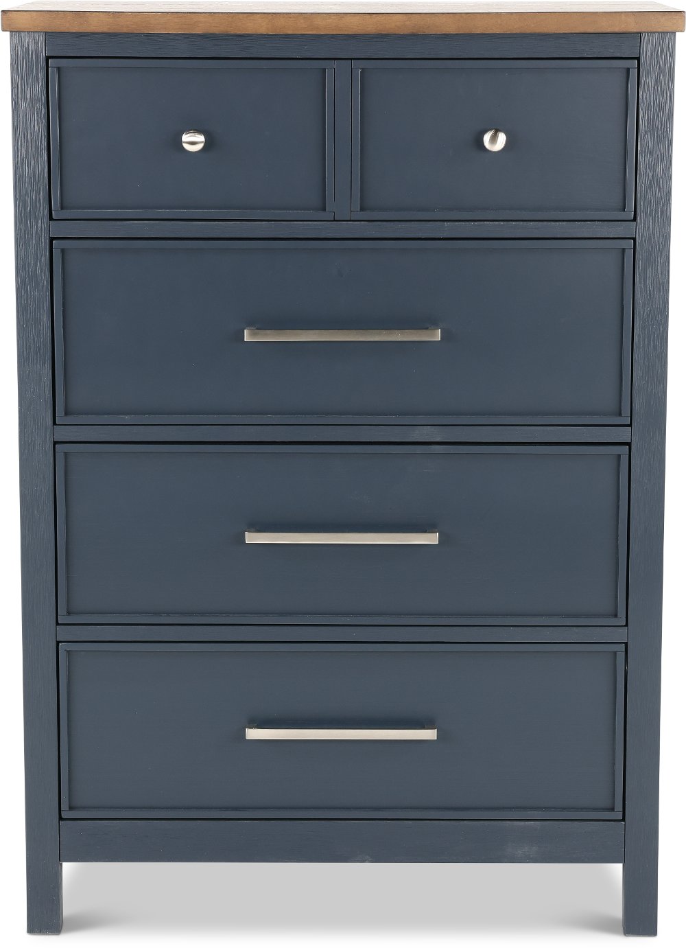 Parker Blue and Brown Chest of Drawers