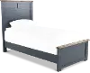 Parker Blue and Brown Twin Bed