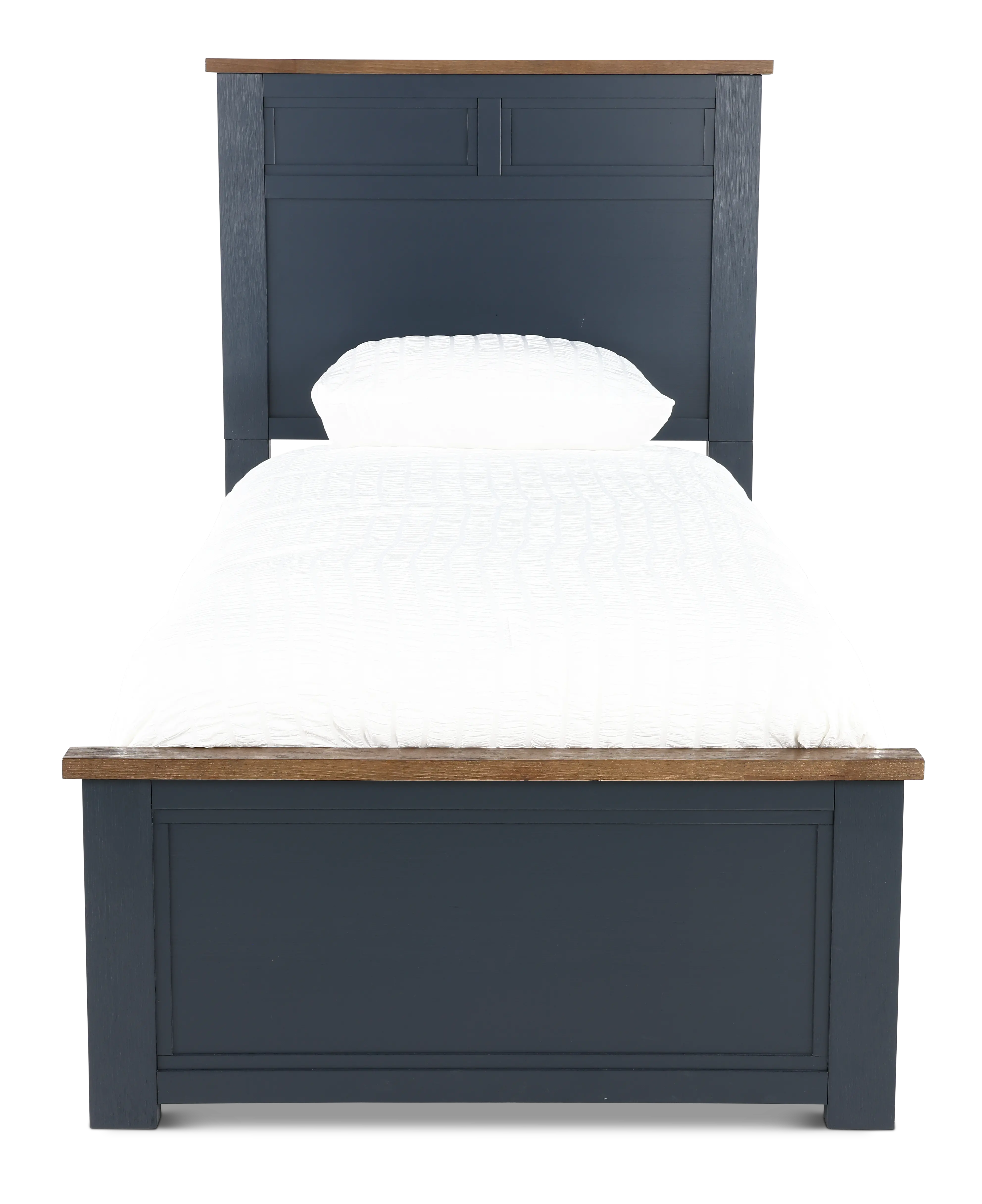 Parker Blue and Brown Twin Bed-4