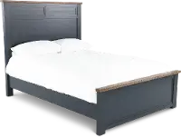 Parker Blue and Brown Full Bed