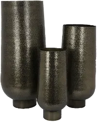 Bronze Metal Floor Planters