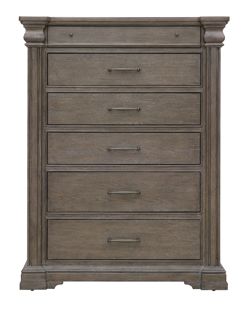 Madison Ridge Natural Bark Brown Chest of Drawers
