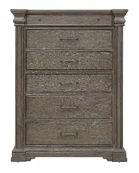 Madison Ridge Natural Bark Brown Chest of Drawers