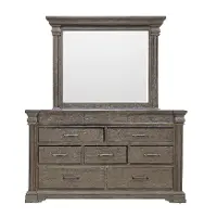 Madison Ridge Natural Bark Brown Dresser