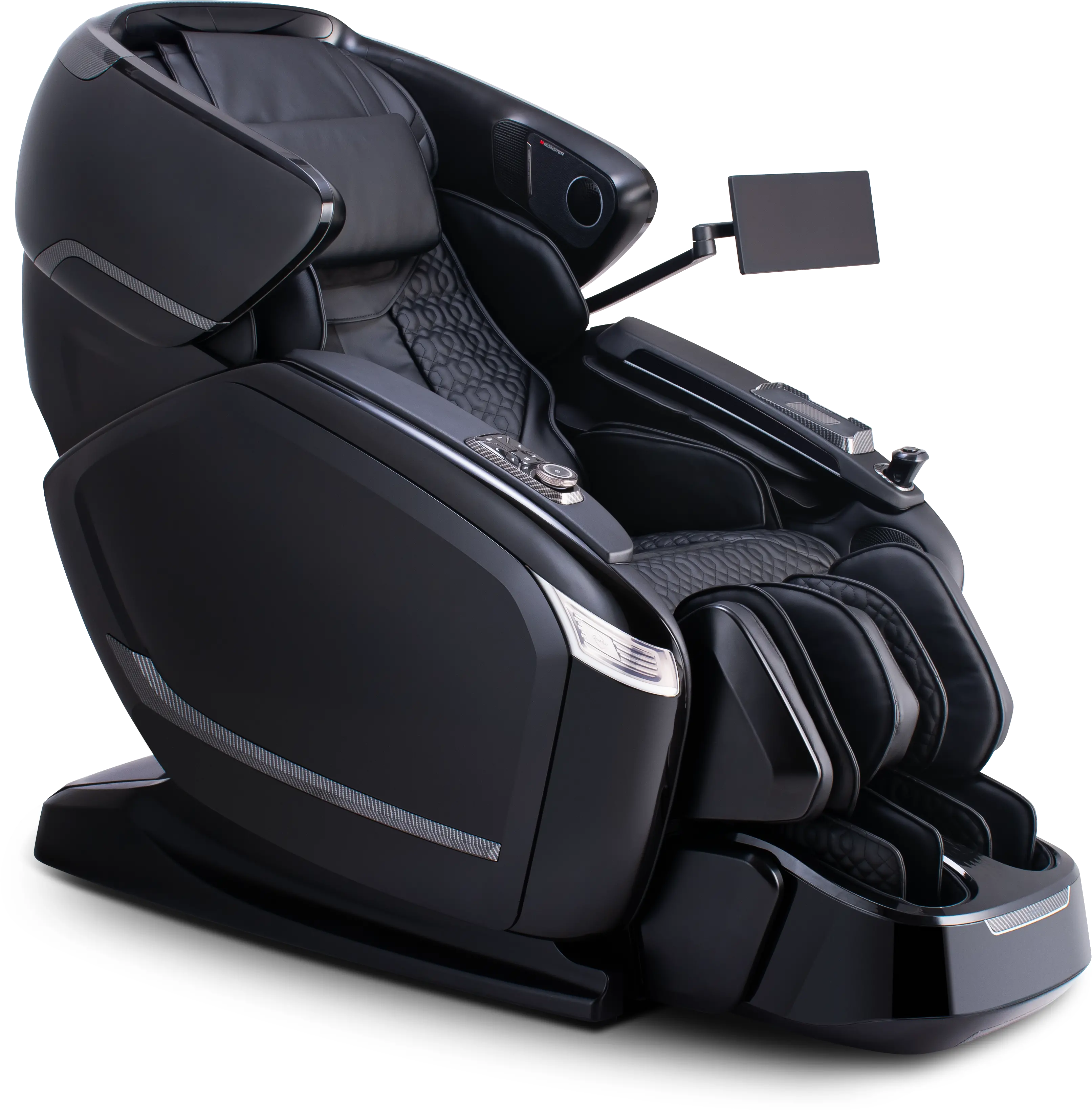 CZ-800 QUANTUM MSG CHR/BLK-BLK Cozzia Quantum CZ-800 Black Massage Chair-4
