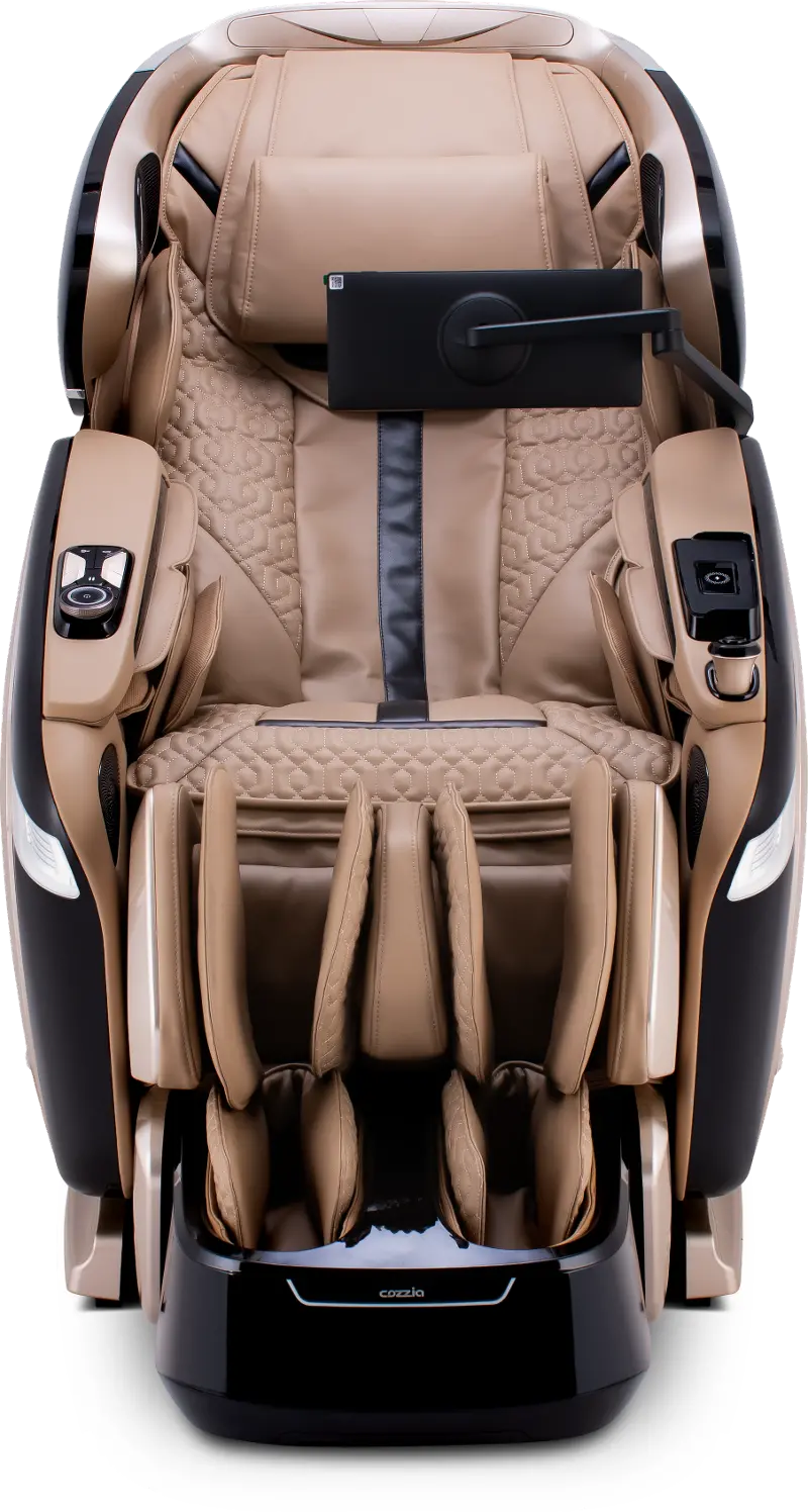 Cozzia Quantum CZ-800Champagne & Black Massage Chair