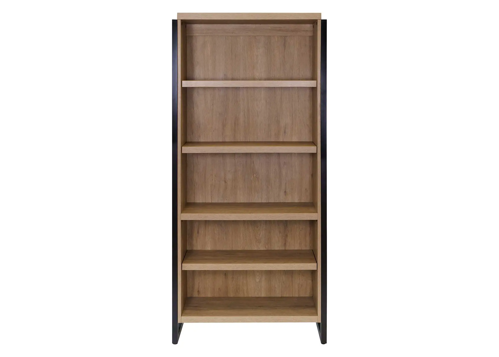 Mason Natural and Black Bookcase-1