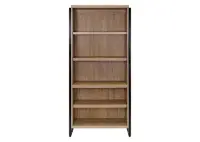 Mason Natural and Black Bookcase