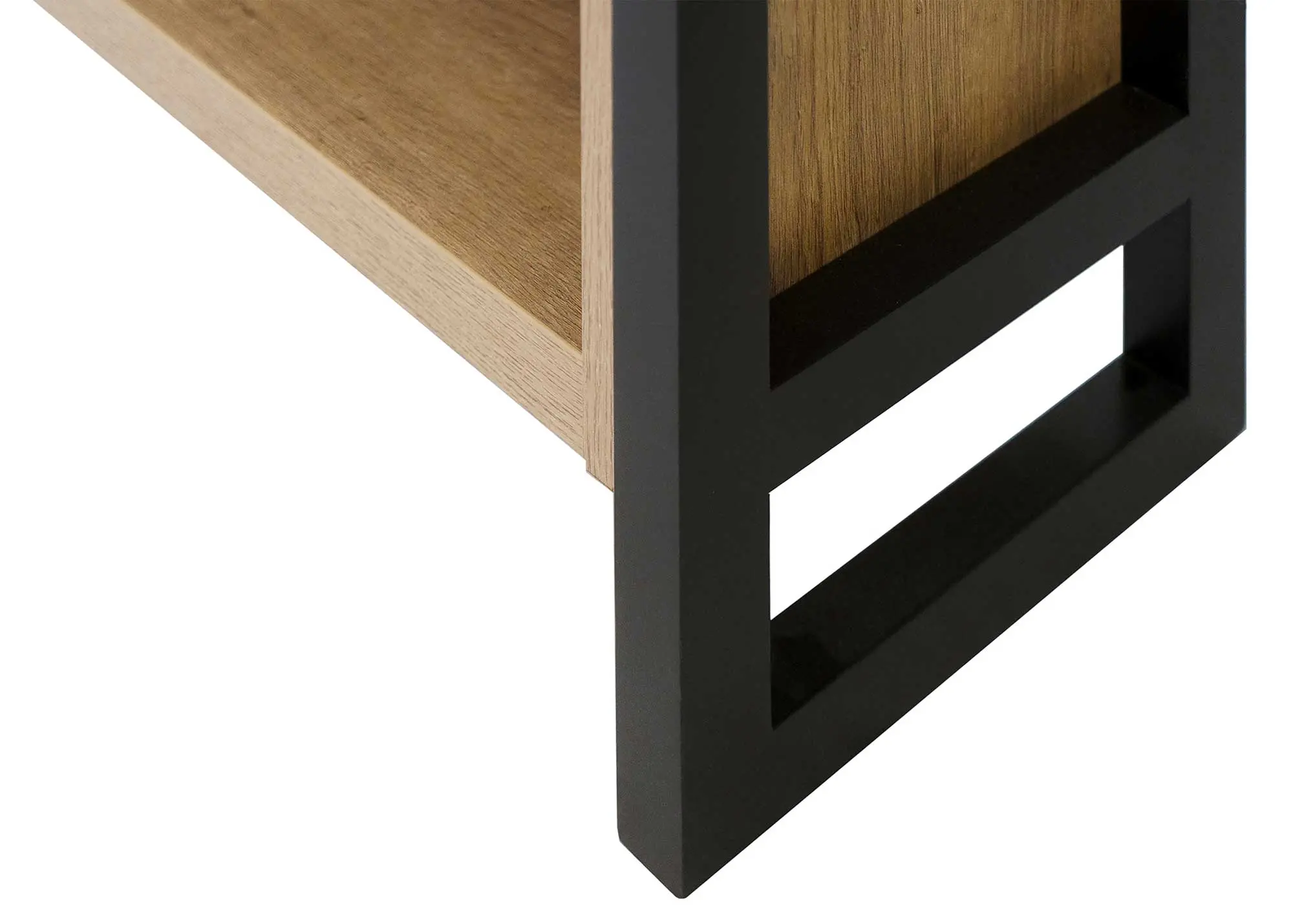 Mason Natural and Black Bookcase-4