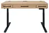 Mason Natural and Black Lift Desk