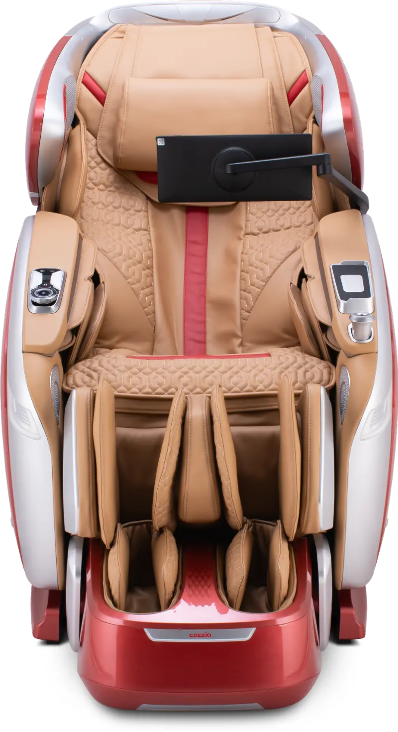 Cozzia Quantum CZ-800 Scarlet and Silver Massage Chair