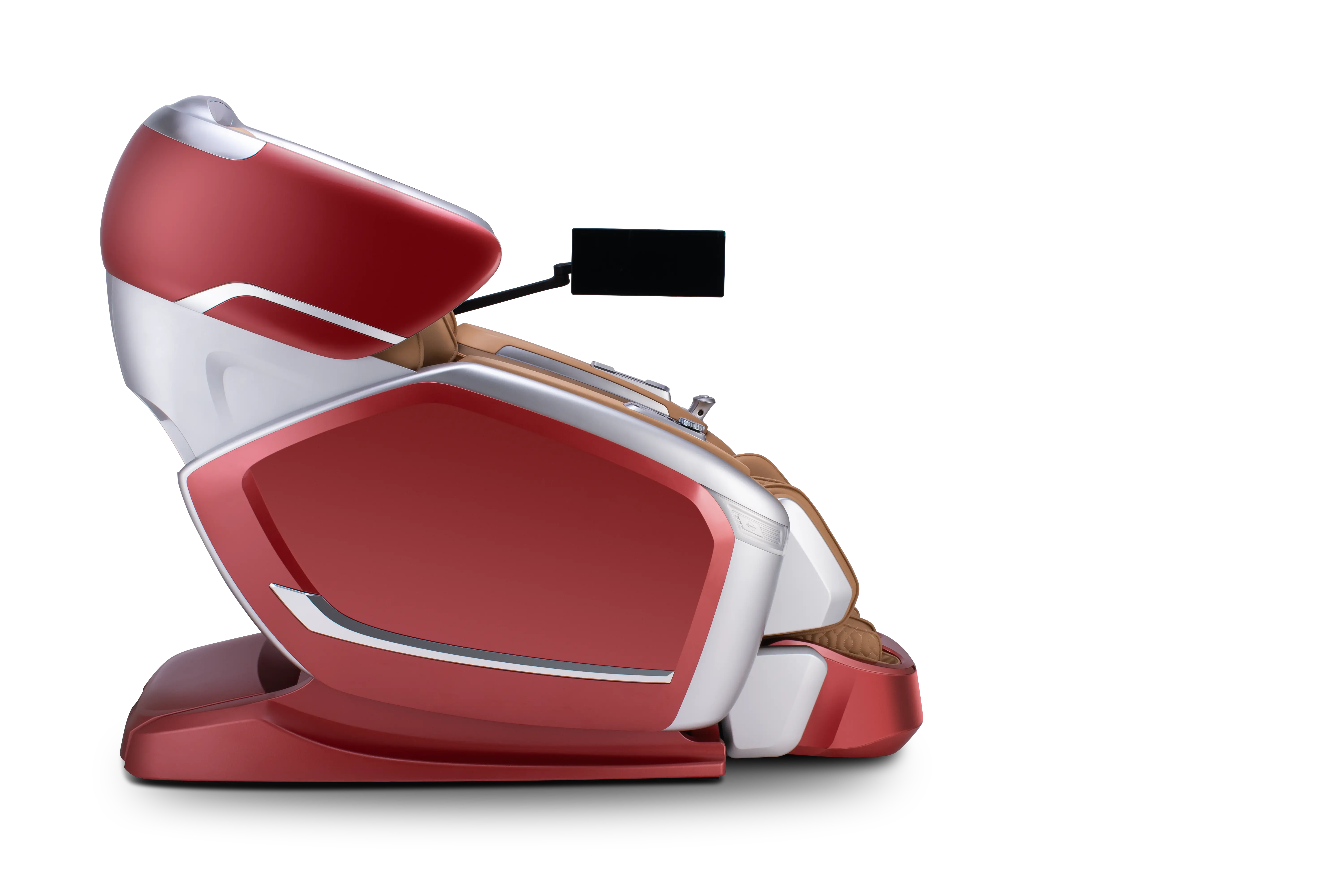 CZ-800 QUANTUM MSG CHR/SCR-SLV Cozzia Quantum CZ-800 Scarlet and Silver Massage Chair-4
