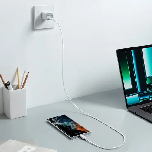 ANKER 3' 322 Braided USB-C Cable - White-5