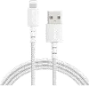 ANKER 6' Powerline Select+ Braided USB-A to Lightning Cable - White