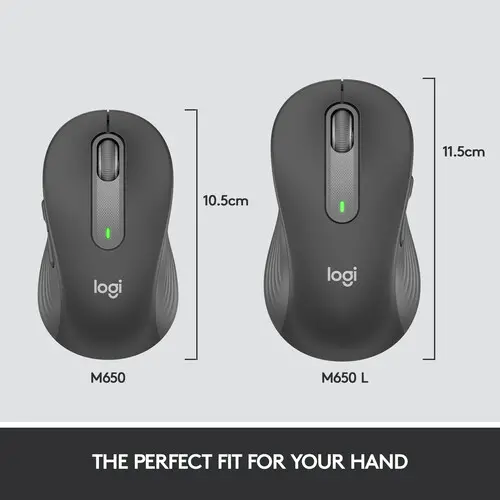 Logitech Signature M650 Wireless Mouse - Graphite-4