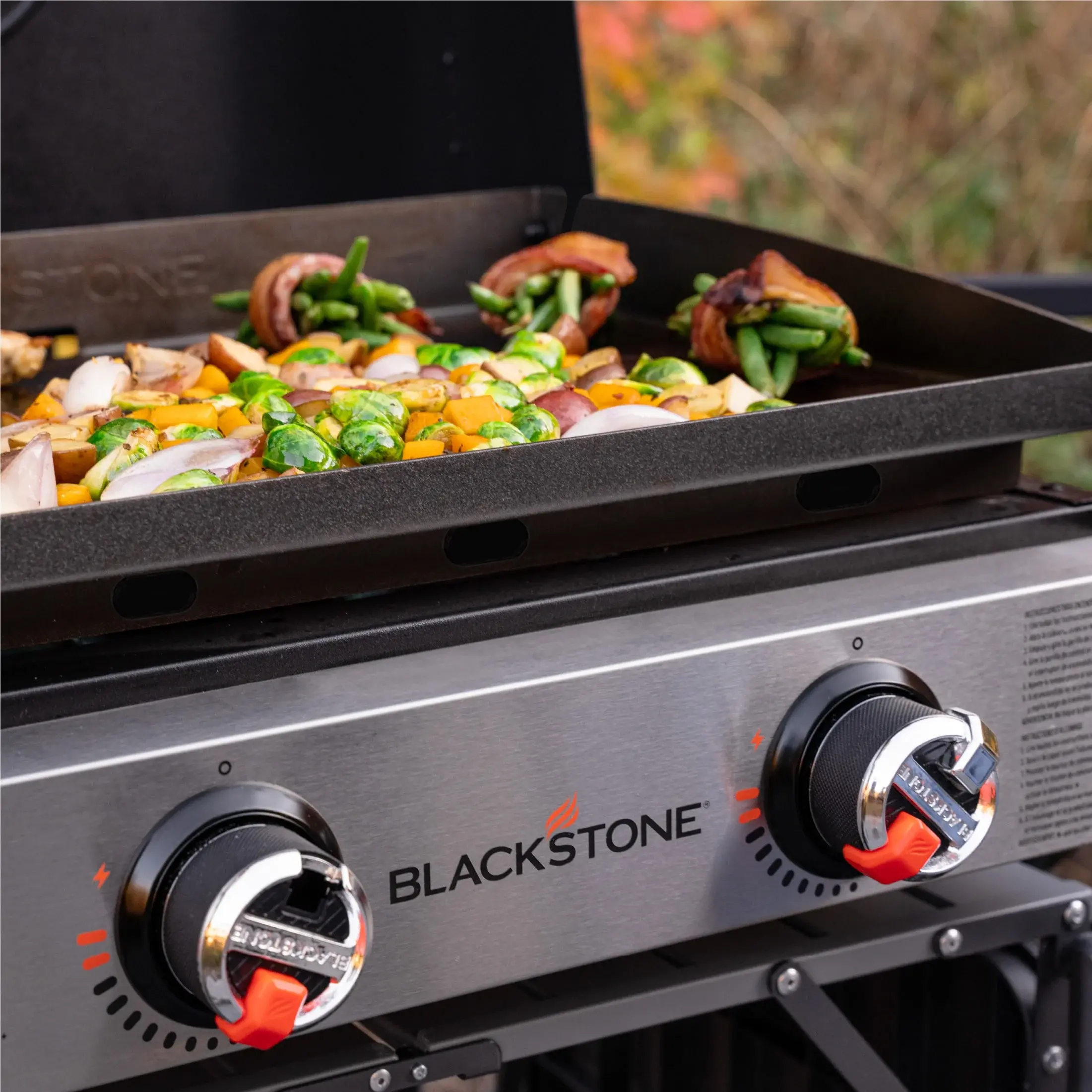 2205 Blackstone 22  Omnivore Tabletop Griddle with Hood-5