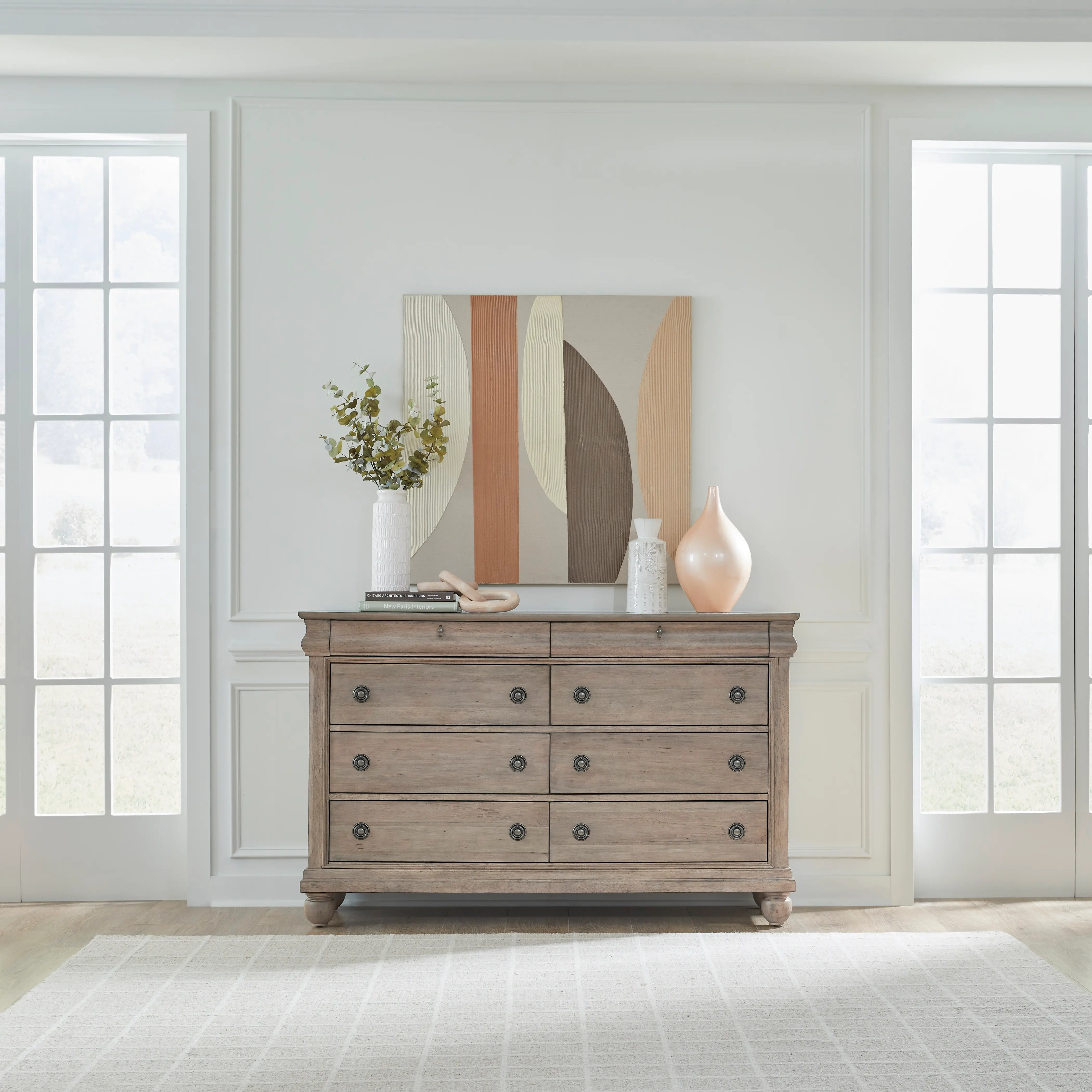 589WT-BR31 Traditions Saddle Tan Dresser-1
