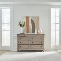 589WT-BR31 Traditions Saddle Tan Dresser