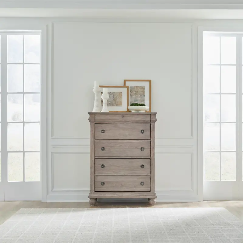 Traditions Saddle Tan Chest of Drawers