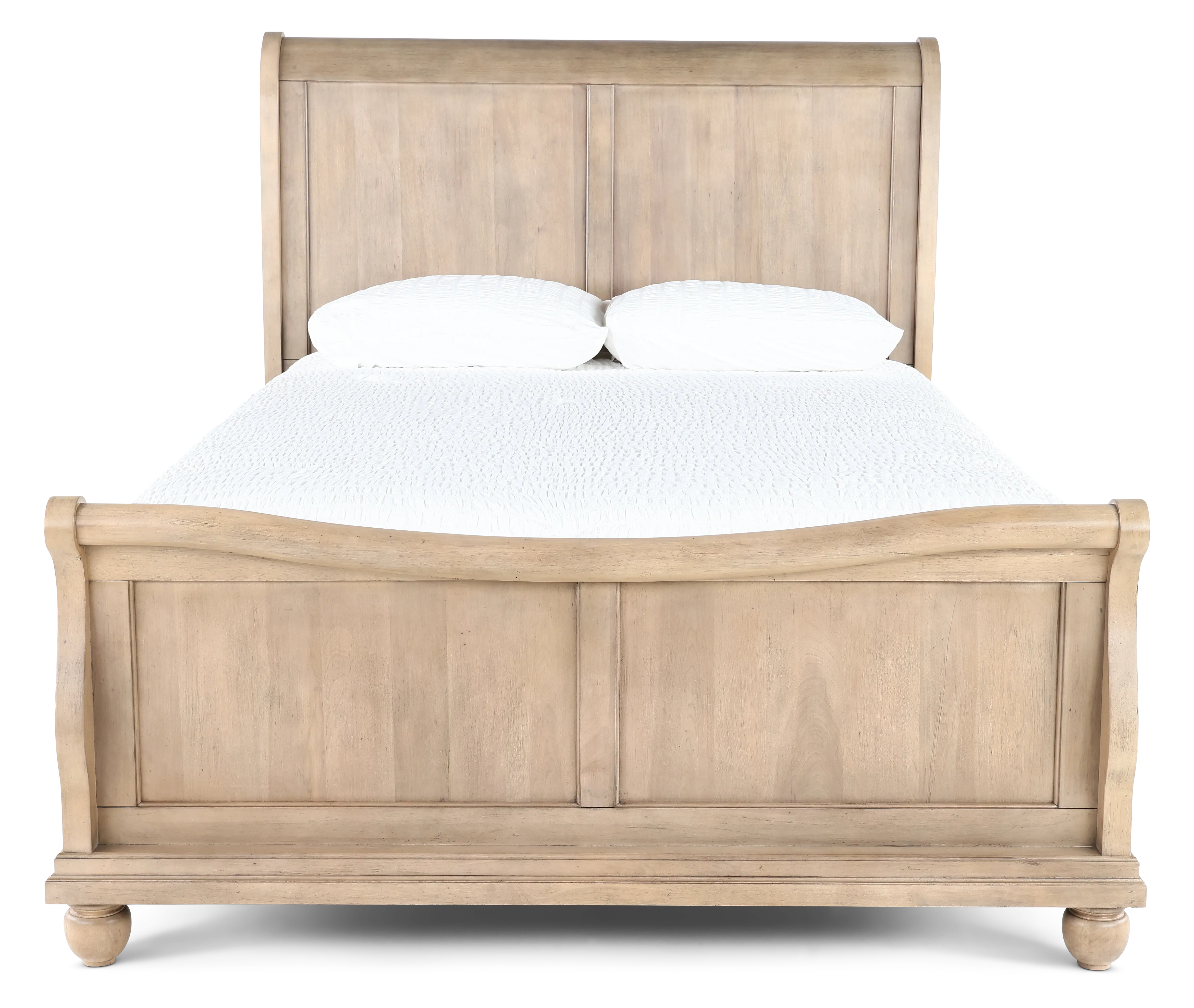 589WT-BED5/0 Traditions Saddle Tan Queen Sleigh Bed-3
