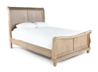 589WT-BED6/0 Traditions Saddle Tan California King Sleigh Bed
