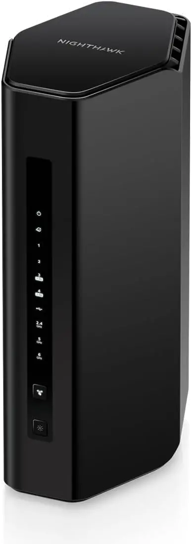 RS300-100NAS NETGEAR Wi-Fi 7 Router Nighthawk BE9300 Tri-band Router - Black-1