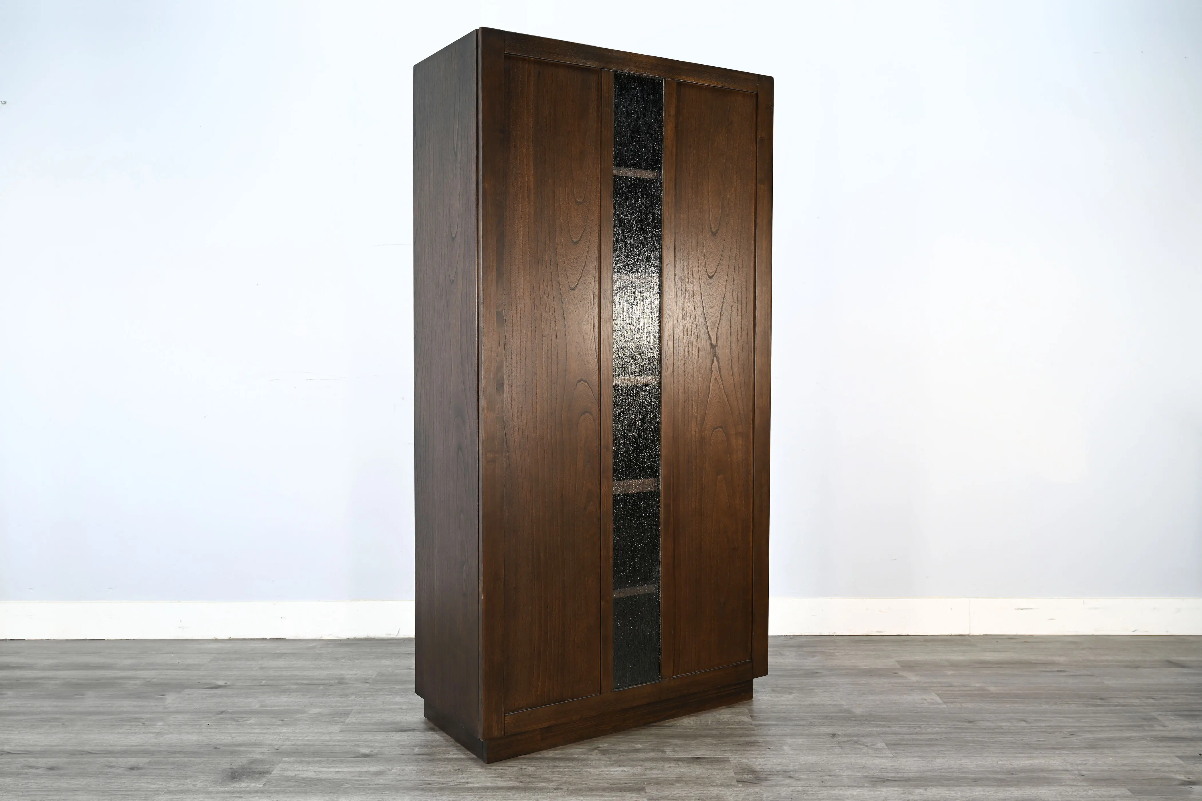 Gen-S Walnut Brown Storage Cabinet-3