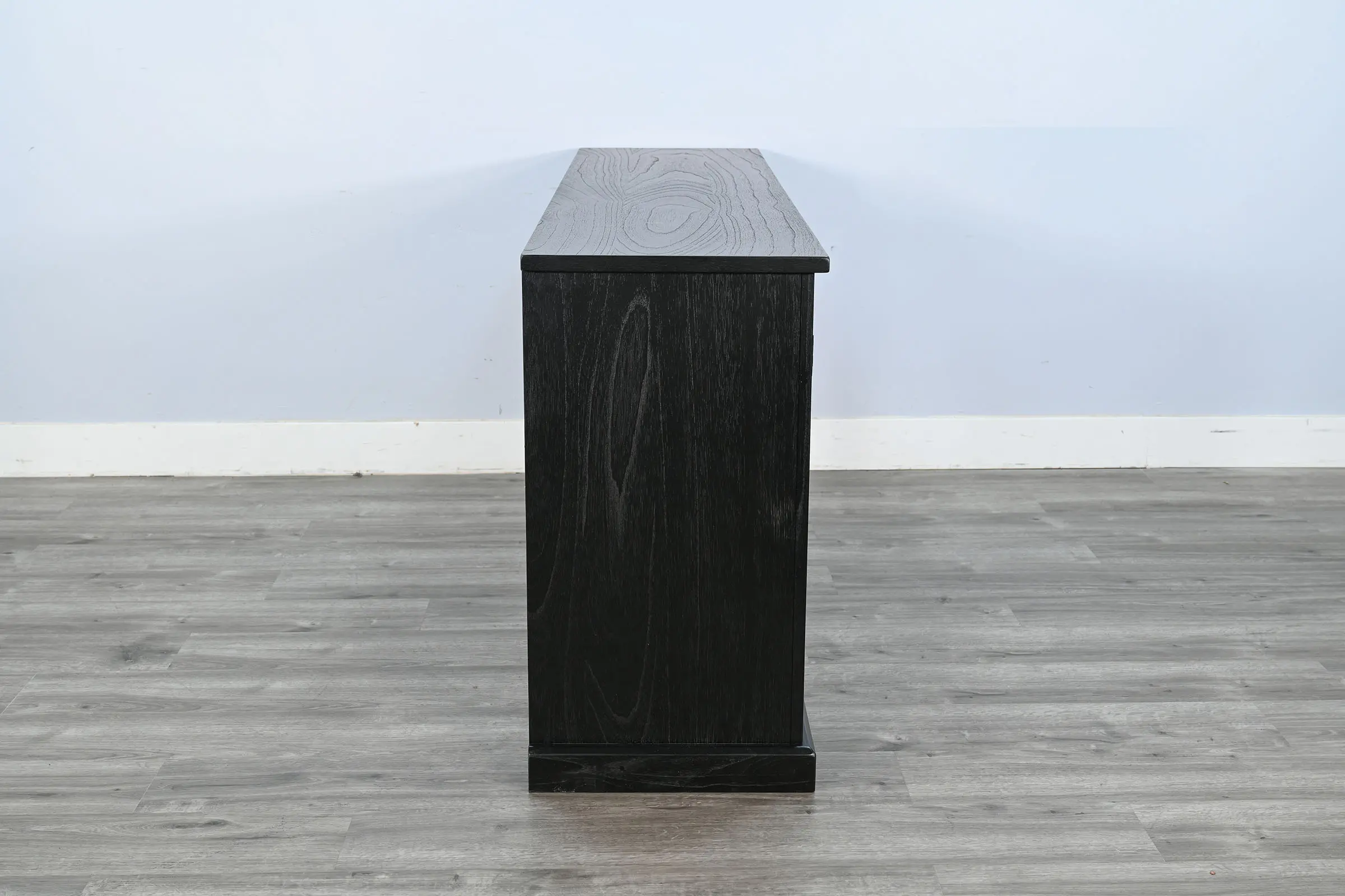 Elena Black and Oak Dining Server-6
