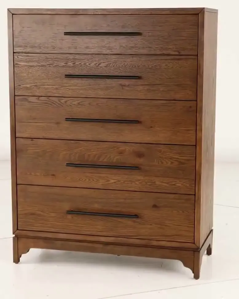 Calhoun Whiskey Oak Chest of Drawers-9