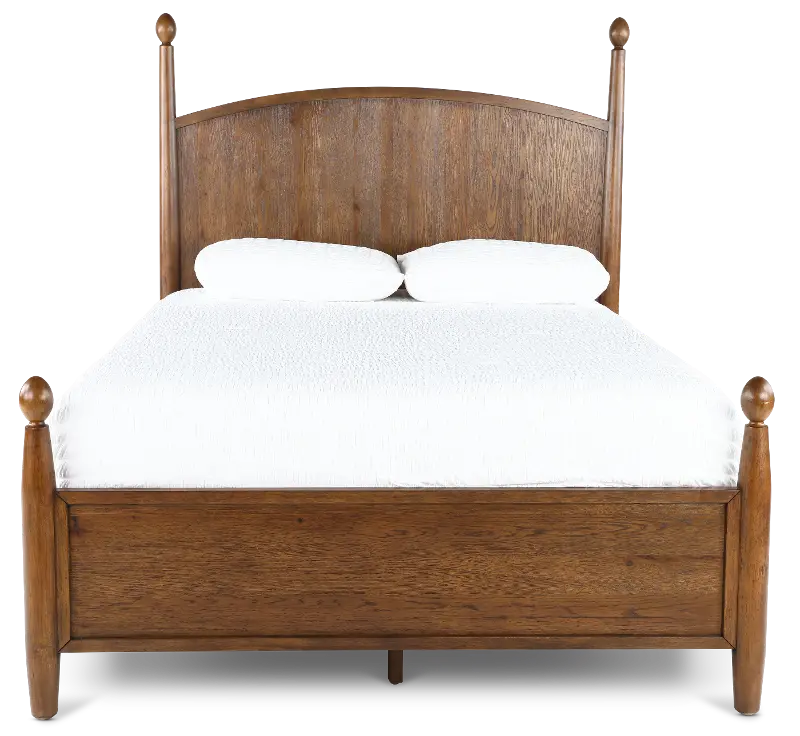 Calhoun Whiskey Oak Queen Bed