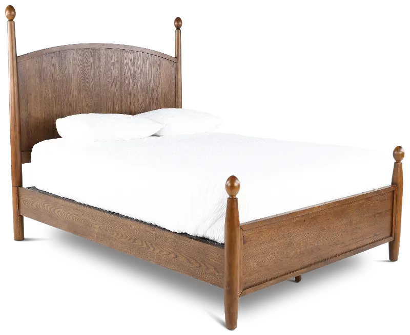 Calhoun Whiskey Oak King Bed