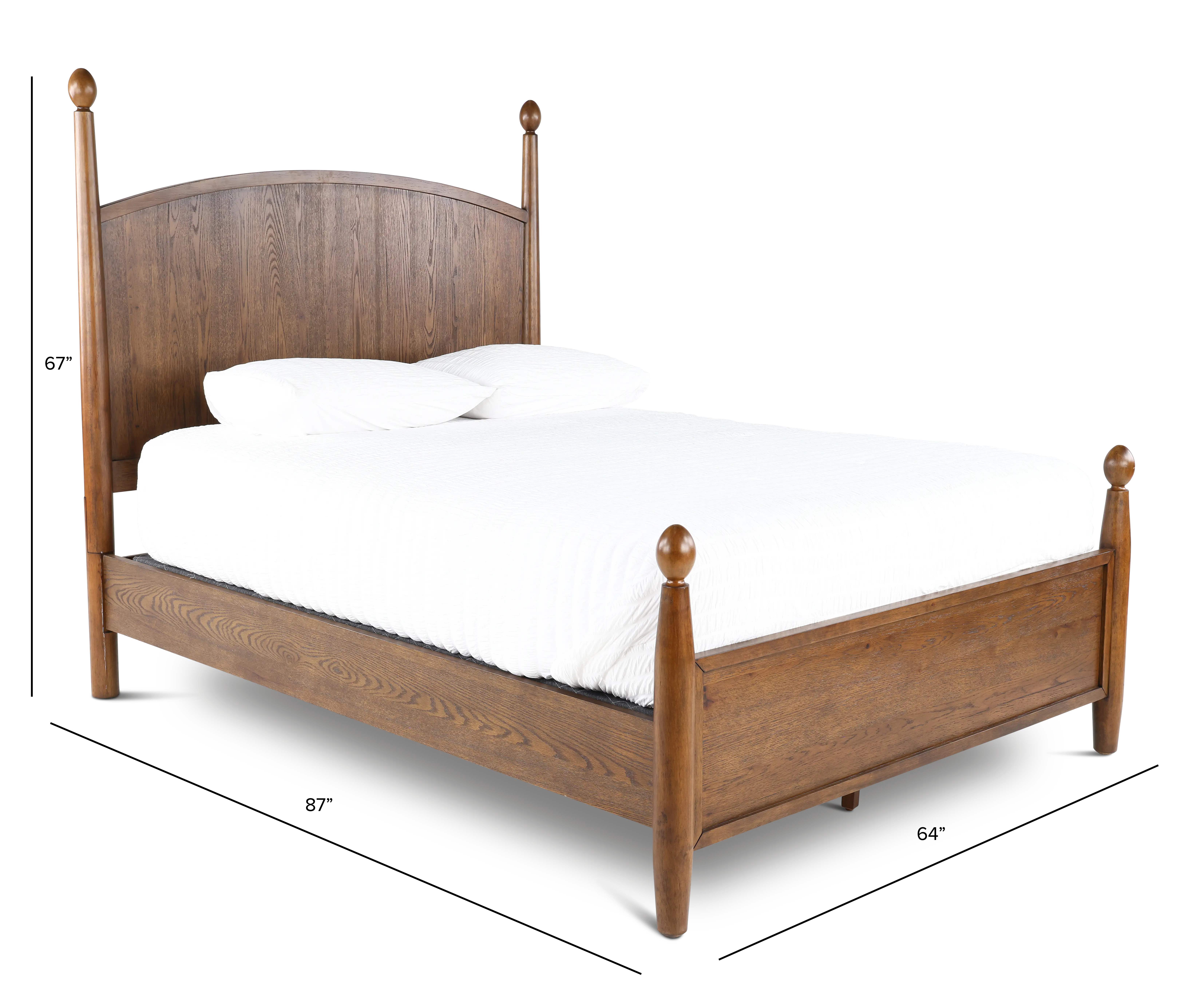Calhoun Whiskey Oak King Bed-3
