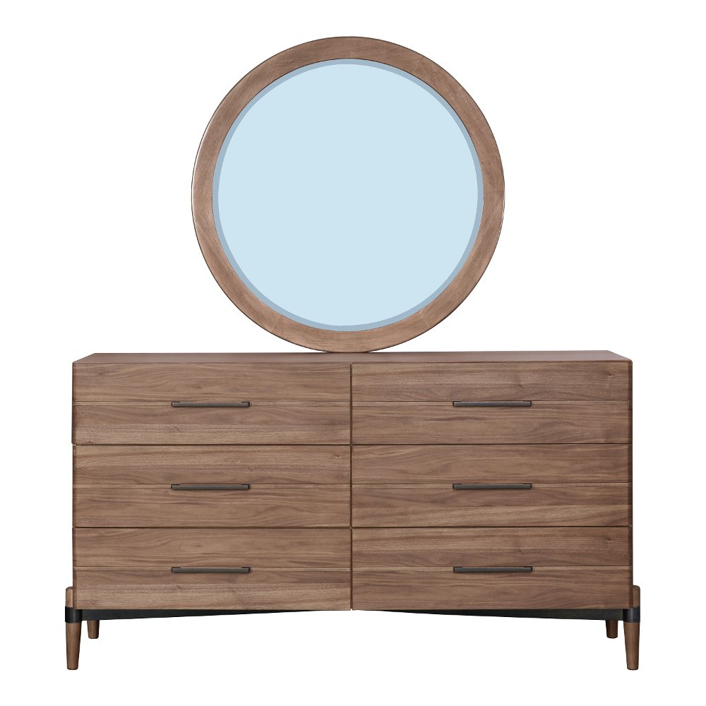 Tranquility Walnut Brown Dresser