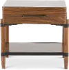 Tranquility Walnut Brown Nightstand