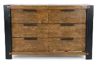 Pacifico Caramel and Black Dresser