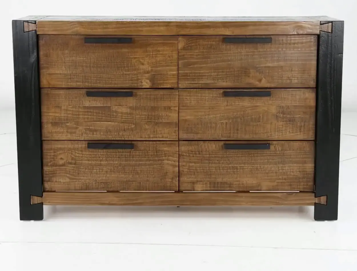 Pacifico Caramel and Black Dresser-6