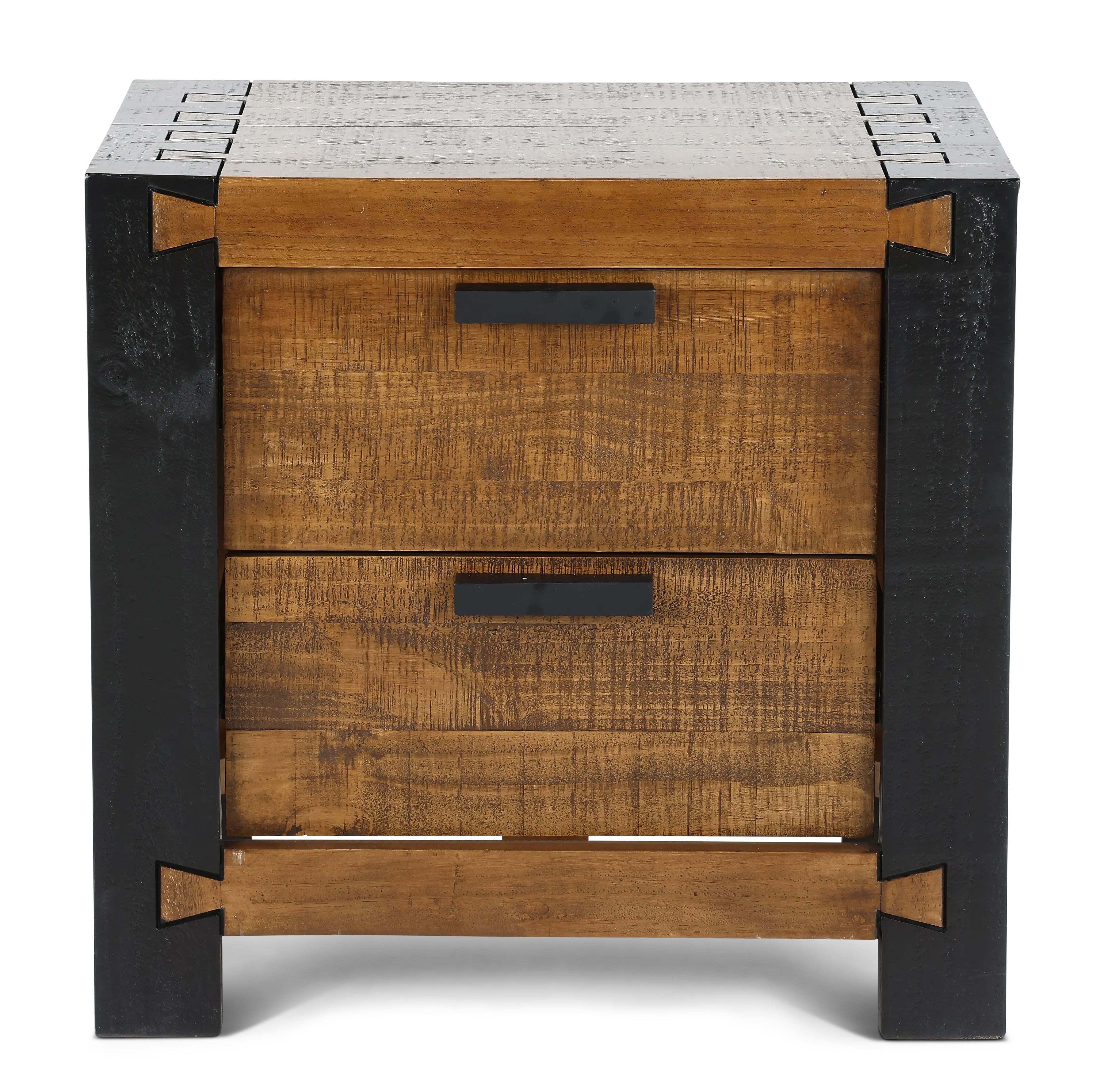 Pacifico Caramel and Black Nightstand-1