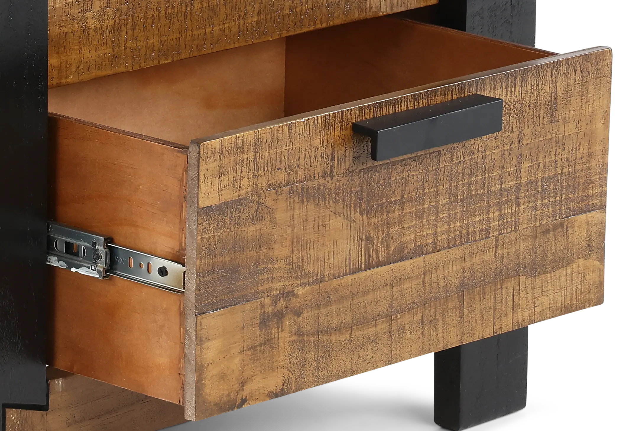 Pacifico Caramel and Black Nightstand-8